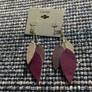 Leaf earrings